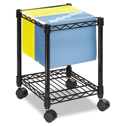 Enterprise Technology Solutions Compact Mobile Wire File Cart
