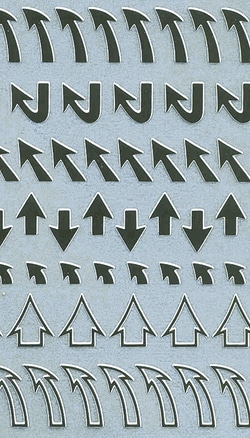 Electron Microscopy Sciences Dry Transfer Sheet Multi Style Arrows, Quantity: