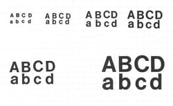 Electron Microscopy Sciences Dry Transfer Lower and Upper Case Letters,