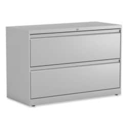 Enterprise Technology Solutions Lateral File, 2 Legal/Letter-Size File Drawers, Light Gray, 42