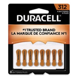 Enterprise Technology Solutions Hearing Aid Battery, #312, 8/pack, Quantity: