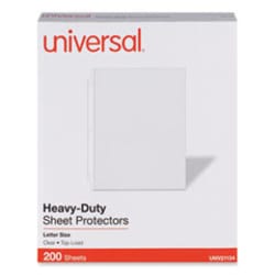 Enterprise Technology Solutions Top-Load Poly Sheet Protectors, Heavy Gauge,