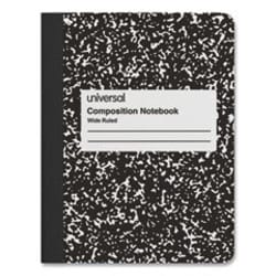 Enterprise Technology Solutions&nbsp;Composition Book, Wide/Legal Rule, Black Marble Cover, (100) 9.75 x 7.5 Sheets