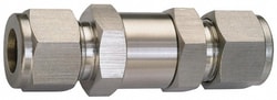 MSC Ham-Let 3200341 3/8" Stainless Steel Check Valve Inline, Comp x Comp,