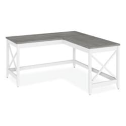 Enterprise Technology Solutions&nbsp;L-Shaped Farmhouse Desk, 58.27