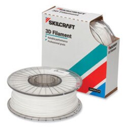 Enterprise Technology Solutions 7045016983259 Skilcraft 3d Printer Polylactic Acid Filament, 2.85 Mm, White