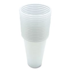 Enterprise Technology Solutions Translucent Plastic Cold Cups, 20 oz, Clear,