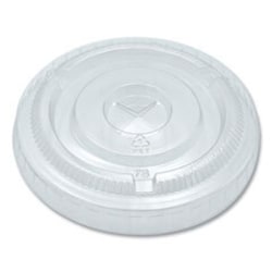 Enterprise Technology Solutions Crystal-Clear Cold Cup Straw-Slot Lids,