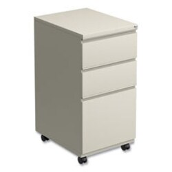 Enterprise Technology Solutions&nbsp;File Pedestal With Full-Length Pull, Left Or Right, 3-Drawers: Box/box/file, Legal/letter, Putty, 14.96