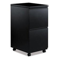 Enterprise Technology Solutions&nbsp;File Pedestal With Full-Length Pull, Left Or Right, 2 Legal/letter-Size File Drawers, Black, 14.96