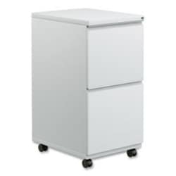 Enterprise Technology Solutions&nbsp;File Pedestal With Full-Length Pull, Left Or Right, 2 Legal/letter-Size File Drawers, Light Gray, 14.96