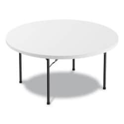 Enterprise Technology Solutions&nbsp;Round Plastic Folding Table, 60