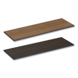 Enterprise Technology Solutions&nbsp;Reversible Laminate Table Top, Rectangular, 71.5w X 23.63d, Espresso/walnut