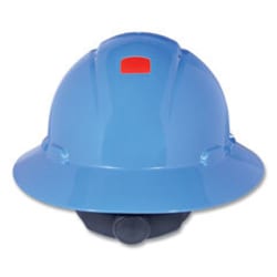 Enterprise Technology Solutions&nbsp;SecureFit H-Series Hard Hats, H-800 Hat with UV Indicator, 4-Point Pressure Diffusion Ratchet Suspension, Blue