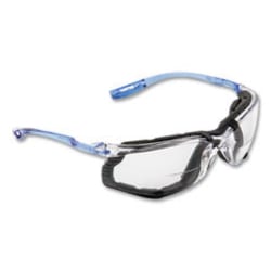 Enterprise Technology Solutions&nbsp;CCS Protective Eyewear with Foam Gasket, +1.5 Diopter Strength, Blue Plastic Frame, Clear Polycarbonate Lens