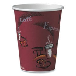 Enterprise Technology Solutions paper hot drink cups in bistro design,