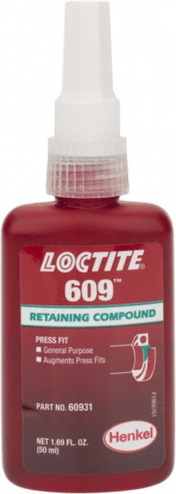 MSC Loctite 135512 50 mL Bottle Green Liquid Retaining Compound Medium