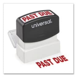 Enterprise Technology Solutions Message Stamp, Past Due, Pre-Inked One-Color,