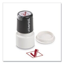 Enterprise Technology Solutions Round Message Stamp, Check Mark, Pre-Inked/re-Inkable,
