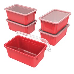 Enterprise Technology Solutions Cubby Bin with Lid 12.28 x 7.9, Quantity: