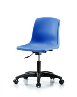 Fisherbrand Desk Height Polypropylene Shell Chair Blue | Buy Online | Fisherbrand&trade; | Fisher Scientific
