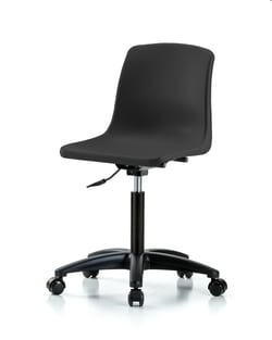 Fisherbrand Medium Bench Height Polypropylene Shell Chair Black | Buy Online | Fisherbrand&trade; | Fisher Scientific