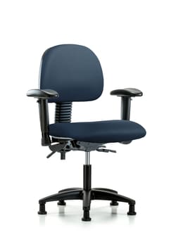 Fisherbrand™ Vinyl Chair - Desk Height with Seat Tilt