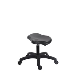 Fisherbrand&trade;&nbsp;Desk Height Polyurethane Ray Sit-Stand Stool with Casters