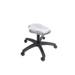 Fisherbrand Desk Height Polyurethane Ray Stool with Casters Black | Buy Online | Fisher Scientific