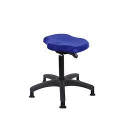 Fisherbrand Medium Bench Height Polyurethane Ray Sit-Stand Stool Blue | Buy Online | Fisherbrand&trade; | Fisher Scientific