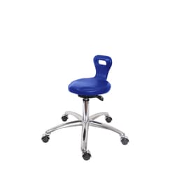 Fisherbrand&trade;&nbsp;Desk Height Polyurethane Serpent Sit-Stand Stool with Chrome Casters