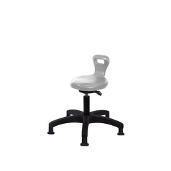 Fisherbrand Desk Height Polyurethane Serpent Sit-Stand Stool with Stationary Glides Gray | Buy Online | Fisherbrand&trade; | Fisher Scientific