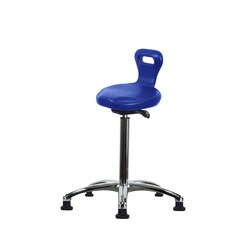Fisherbrand Polyurethane Serpent Sit-Stand Chrome Blue | Buy Online | Fisher Scientific