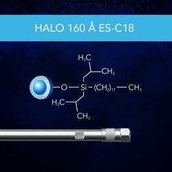 Advanced Materials Technology HALO 160A ES-C18 2UM 1.5X150, Quantity: Each