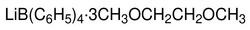 Strem, An Ascensus Company&nbsp;CAS# 75965-35-4. 5g. Lithium tetraphenylborate tris(1,2-dimethoxyethane)adduct, 98%. MFCD00013311
