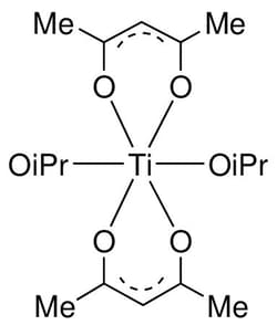 Strem, An Ascensus Company&nbsp;CAS# 17927-72-9. 500g. Titanium (di-i-propoxide)bis(acetylacetonate) (75% in isopropanol). MFCD00000031
