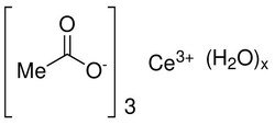 Strem, An Ascensus Company CAS# 537-00-8. 50g. Cerium(III) acetate hydrate (99.9%-Ce) (REO). MFCD00150533