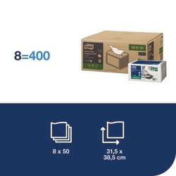 Tork Heavy-Duty Cleaning Cloth W8 White | Buy Online | Tork | Fisher Scientific