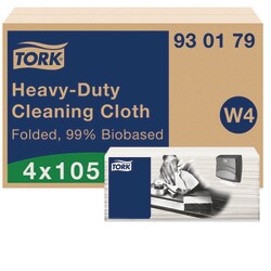 Tork Tork Paño de Limpieza Ultrarresistente 99 % de Origen Biológico Blanco | Buy Online | Tork | Fisher Scientific