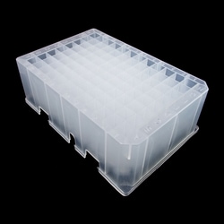 Thomson Instrument Company 96-Well Plate, 2mL, Square Well, Round Bottom,