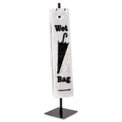 Enterprise Technology Solutions&nbsp;Wet Umbrella Bag Stand, Powder Coated Steel, 10w X 10d X 40h, Black