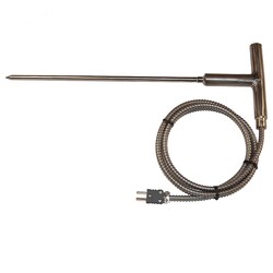 Cole-Parmer Digi-Sense Type-J, Heavy Duty SS T-Handle Probe, 10