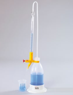 Buerkle Borosilicate Glass Automatic Titrating Burette with Storage Bottle 25 mL | Buy Online | Buerkle&trade; | Fisher Scientific