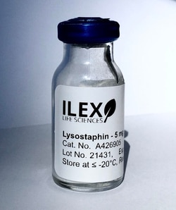 ILEX LIFE SCIENCES LLC Ilex Life Sciences Lysostaphin, E. coli Recombinant