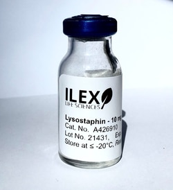 ILEX LIFE SCIENCES LLC Ilex Life Sciences Lysostaphin, E. coli Recombinant