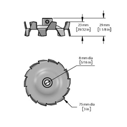 Caframo&trade;&nbsp;Dispersion Blade Set