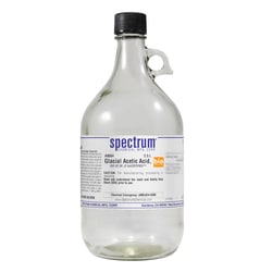 Glacial Acetic Acid, USP, EP, BP, JP, bioCERTIFIED™, 2.5 L, Spectrum Chemical