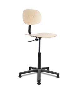 mb2 Wood Chair on Glides