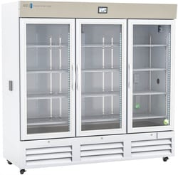 ABS Touchscreen Glass Door Chromatography Refrigerator Triple Door
