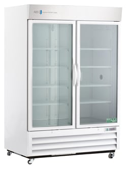 ABS Standard Glass Door Chromatography Refrigerator Double Door